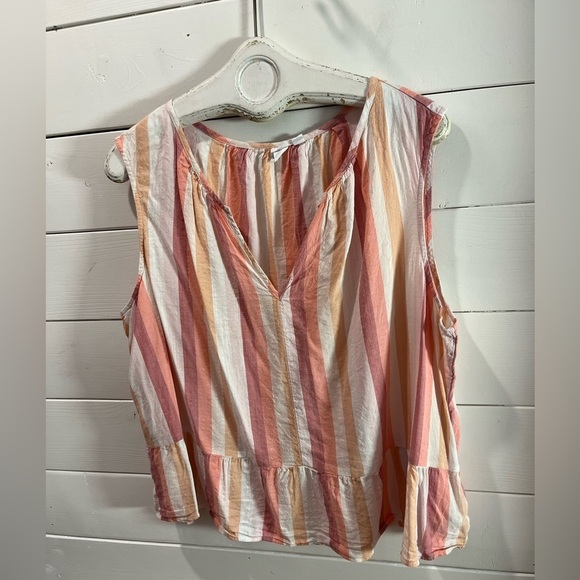 GAP – Sleeveless striped blouse – Size XXL - Picture 6 of 9
